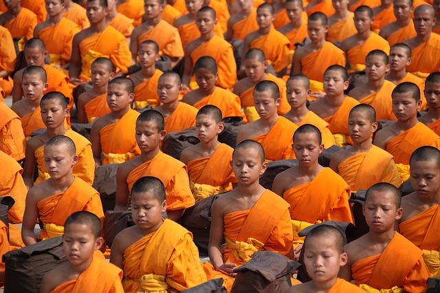 meditace mnichů